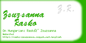 zsuzsanna rasko business card